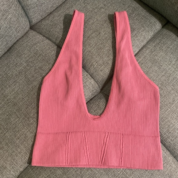NWOT 🩷💙Free People V Neck Bralette Size M/L - Picture 5 of 8